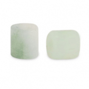 Piedras naturales Serpentina y M&aacute;rmol disco 4x4mm Verde glaciar
