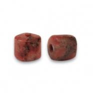 Piedras naturales Granito disco 4x4mm Terracota marr&oacute;n