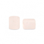 Piedras naturales Cuarzo Rosa disco 2x2mm Rosa p&aacute;lido