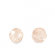 Abalorios de Zirc&oacute;n 4mm Rosa vintage tan
