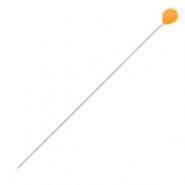 Fornituras met&aacute;licas DQ bastones cabeza bola 52mm Plata vieja-naranja ne&oacute;n (sin n&iacute;quel)