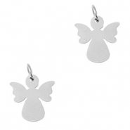 Colgantes Acero Inox &aacute;ngel Plateado