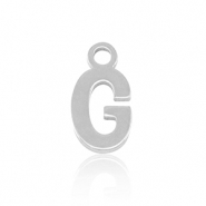Colgantes Acero Inox letra G Plateado