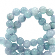 Piedras naturales 6mm Azul hielo transparente