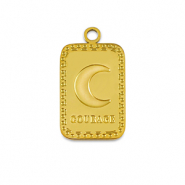 Colgantes Acero Inox La Luna 'Courage' Dorado