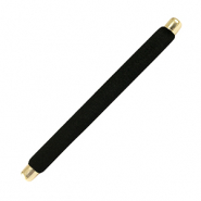 Expositor de joyería almohadilla terciopelo para anillos Negro-dorado