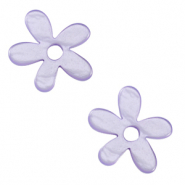 Colgantes Polaris Lucido flor P&uacute;rpura Victoriano