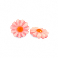 Abalorios conchas flor Rosa de sandía-naranja