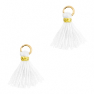 Borlas 1.2cm Dorado-blanco