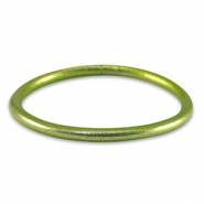 Pulsera mitaci&oacute;n Pan de Oro 5mm talla M Verde prado primaveral