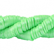 Abalorios Katsuki 4mm Verde ceniza-revestimiento pearl shine