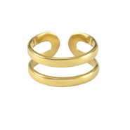 Anillos Acero Inox Dorado