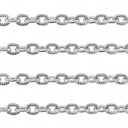 Fornituras Acero Inox cadena jasseron anclaje Plateado