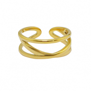 Anillos Acero Inox Dorado