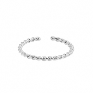 Anillos Acero Inox girar Plateado