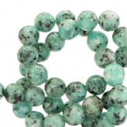 Piedras naturales Jaspe D&aacute;lmata 6mm Verde musgo claro