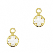 Colgantes de cristal Cristal-dorado
