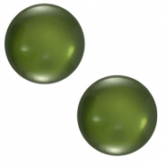 Cabuch&oacute;n cl&aacute;sico Polaris Elements 20 mm Lucido Verde musgo