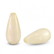 Abalorios Polaris Elements gota Polmo Blanco prosecco