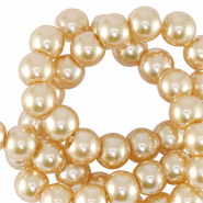 Perlas de cristal 8mm Crema