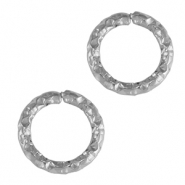 Fornituras acero inox anillas Plateado