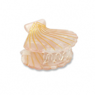 Accesorios pinza para el pelo concha Rosa claro-dorado