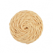 Colgantes Rafia 25mm Durazno claro