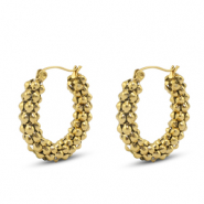Pendientes Acero Inox Oro