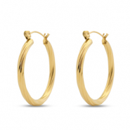 Pendientes Acero Inox criolla Dorado