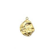 Colgantes Acero Inox redondos Dorado