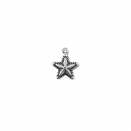 Colgantes Acero Inox estrella Plateado