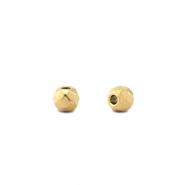 Abalorios de acero inox 3mm Dorado