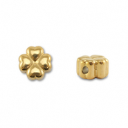 Abalorios Acero Inox trébol Dorado