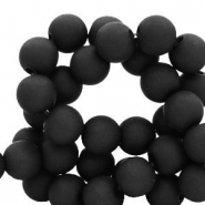 Abalorios acr&iacute;licos 6 mm Negro