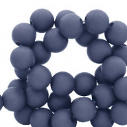 Abalorios acrílicos 4 mm Azul denim