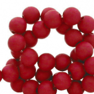 Abalorios acrílicos 4 mm Rojo