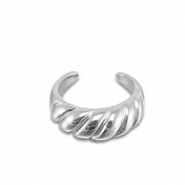 Anillos Acero Inox Plateado