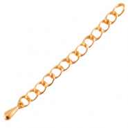 Extensi&oacute;n de cadena met&aacute;lica DQ Oro rosado (sin n&iacute;quel)