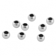 Chafas metálicas DQ 3mm Plata vieja (sin níquel)
