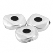 Abalorios met&aacute;licos DQ 5mm Plata vieja (sin n&iacute;quel)