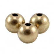 Abalorios met&aacute;licos DQ redondo 3mm bronce viejo (sin n&iacute;quel)