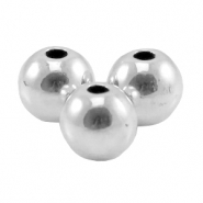 Abalorios met&aacute;licos DQ 3mm Plata vieja (sin n&iacute;quel)