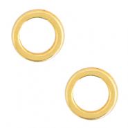 Fornituras met&aacute;licas DQ anillo 6mm Dorado (sin n&iacute;quel)