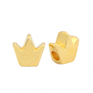 Abalorios met&aacute;licos DQ corona Dorado(sin n&iacute;quel)