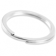 Fornituras met&aacute;licas DQ anilla de llavero 35mm Plata vieja (sin n&iacute;quel)