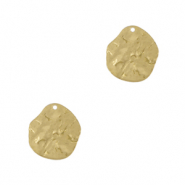 Colgantes metálicos DQ irregular Dorado (sin níquel)