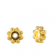 Abalorios met&aacute;licos DQ anillo separador Bali 6mm Dorado (sin n&iacute;quel)