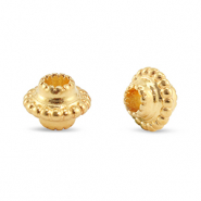 Abalorios met&aacute;licos DQ anillo separador Bali Dorado (sin n&iacute;quel)