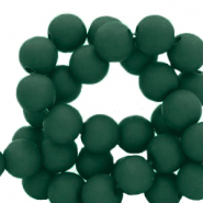 Abalorios acrílicos 4 mm verde oscuro