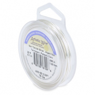 Alambre Artístico Calibre 18 Cubierta plateada resistente al deslustre
